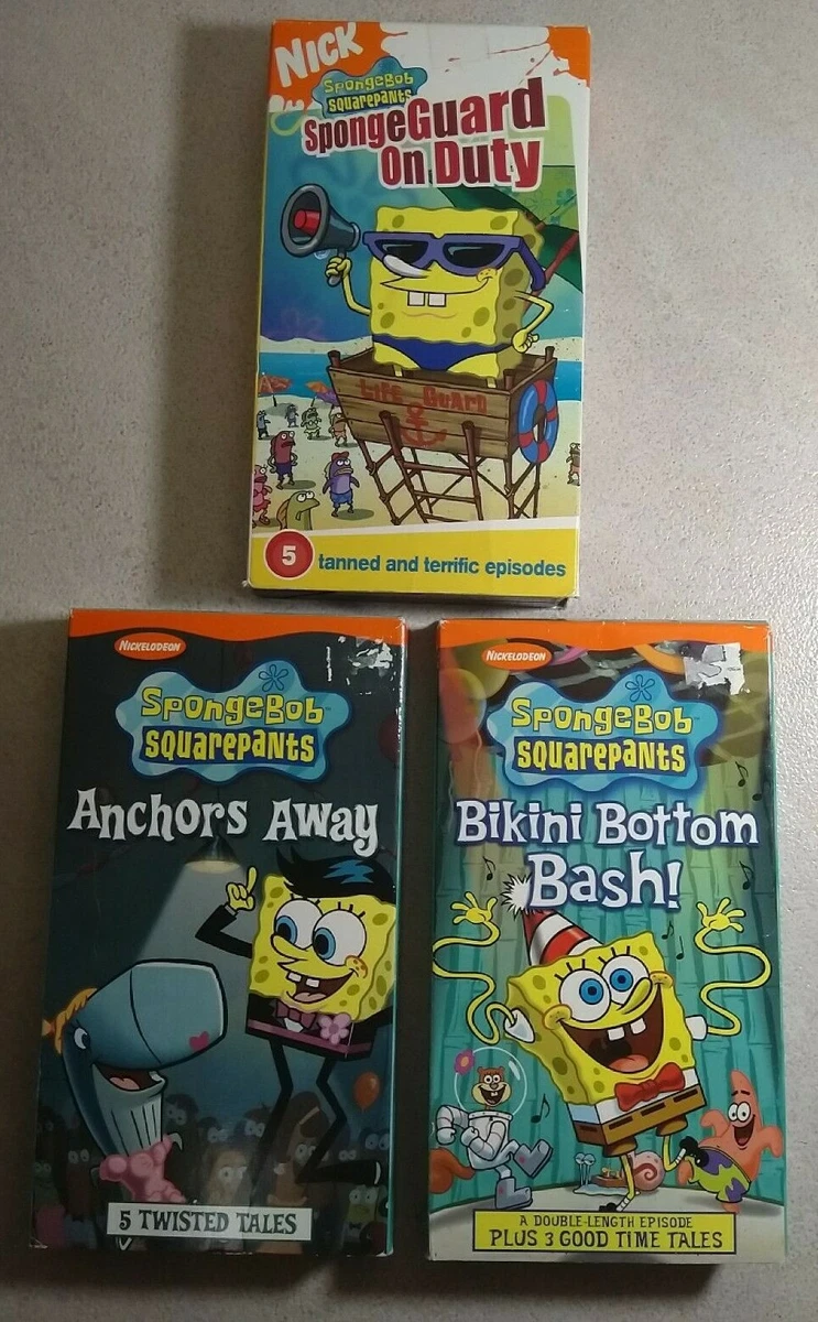 Nickelodeon S Spongebob Squarepants Anchors Away Vhs vrogue.co