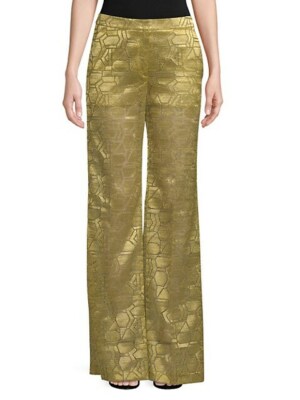 Akris Christa Geometric Wide-Leg Trousers SZ 34 = US 2 (Fits XS-S) NWT RT $2.9K