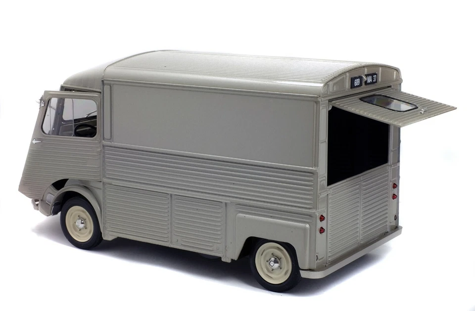 SOLIDO 1:18 DIE CAST FURGONE CITROEN TYPE HY 1969 GRIGIO METALLO   ART  S1850020 - Immagine 3 di 3