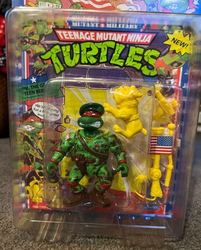 1991 Playmates TMNT - Raph the Green Teen Beret - ...