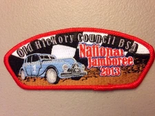 BSA:  Old Hickory Council (Wahissa) - 2013 National Jamboree JSP (Blue Car)