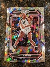 Jackie Young  2023 Prizm WNBA  Cracked Ice PRIZM #121 Las Vegas Aces