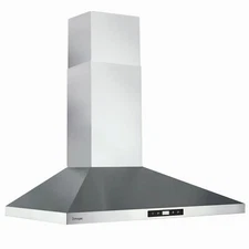 30in 450CFM Stainless Steel Wall Mount Kitchen Range Hood 3 Speed Vent LED 