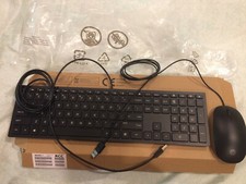 HP Standard Wired USB Keyboard  Mouse Bundle 2020 Brand New 