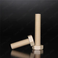 PEEK Plastic Hexagon Head Screws Cap Head Bolts M3 M4 M5 M6 M8 M10
