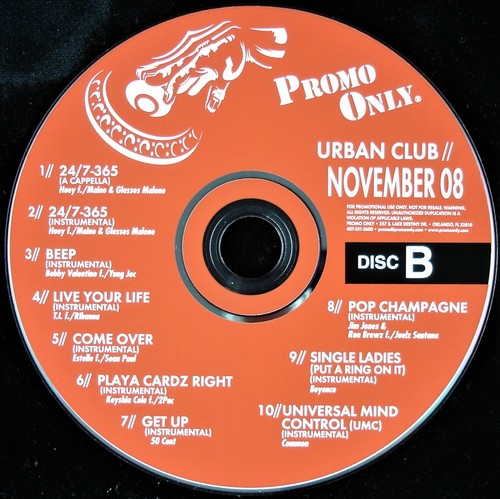 PROMO ONLY "URBAN CLUB NOVEMBER 2008" DJ PROMO 2X CD COMPILATION JADAKISS *NEW* - Picture 4 of 4