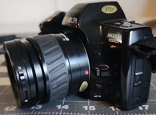 VINTAGE Minolta Maxxum 7000i 35mm Film Camera W/ AF Zoom 35-80mm 1:4-5.6 Lens - Picture 4 of 8