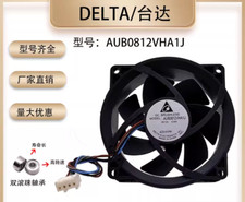 Delta AUB0812VHA1J DC12V 0.50A 8025 8CM 4-Wire Cooling Fan