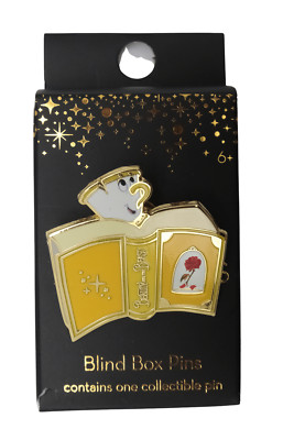 Disney Princess Books Single Enamel Pin Chip from Beauty & Beast by Loungefly