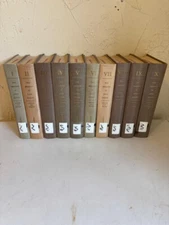 The Sermons of John Donne Complete 10 vol Set, HB, ExLib, Simpson & Potter