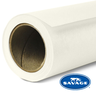 Savage Hintergrundkarton 1,35x11m White (50) Foto Studiohintergrund Rolle