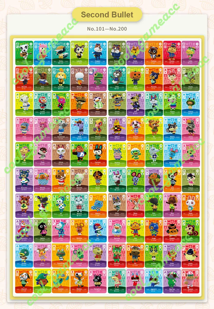 Animal Crossing amiibo cards series 1, amiibo, Animal Crossing amiibo  cards