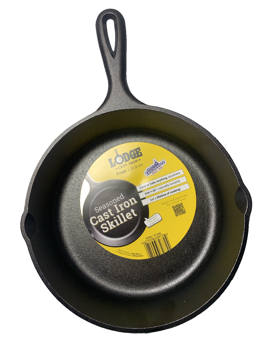 LODGE COOKWARE 9” Cast Iron Skillet USA