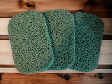 Soap Lift High Dry shower sink bathroom rest holder dish tray bar saver (Green)