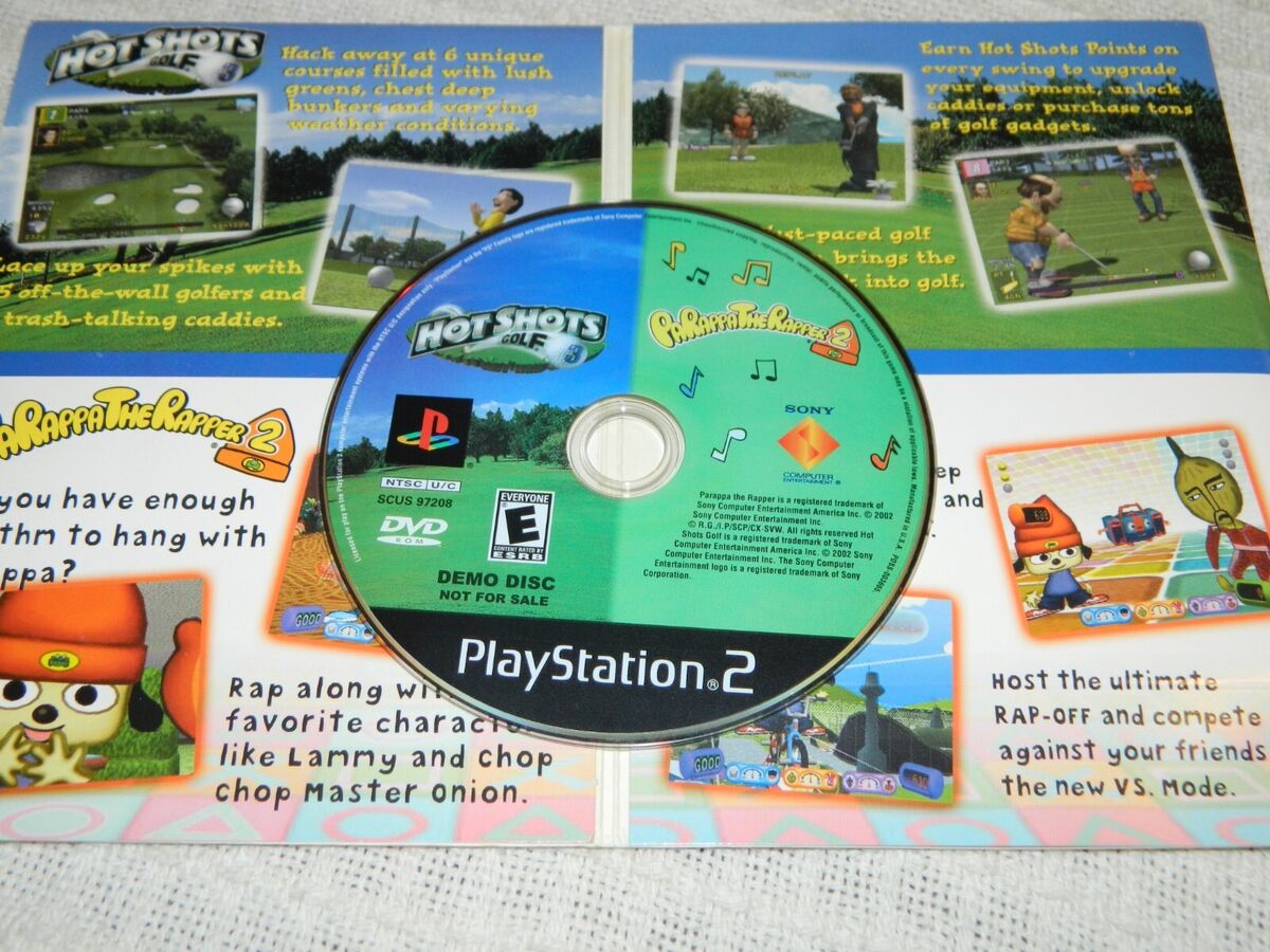 Sony Playstation 2 PS2 Sears Hot Shot Golf Parappa the