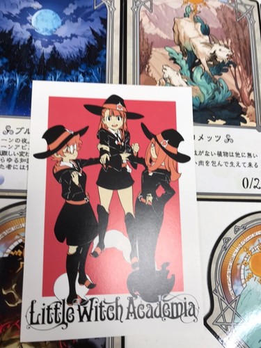 Little Witch Academia Limited Tarjeta Oficial Carro 19 y Tarjeta Postal Total 20 Set - Imagen 5 de 9