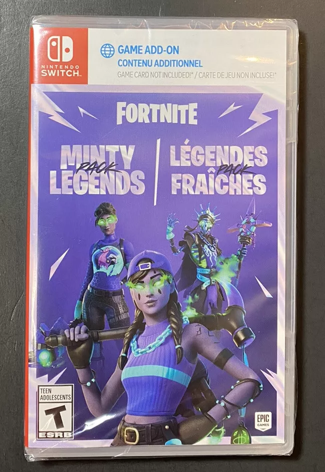 【NEW SEALED】 FORTNITE Minty Legends Pack 【Nintendo Switch GAME ADD-ON 】