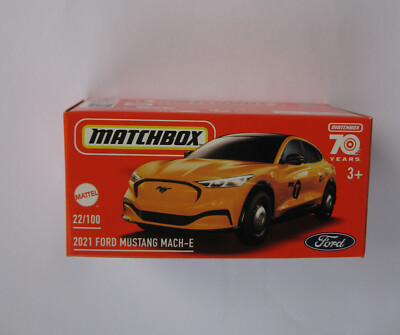 2021 Ford Mustang Mach-E  New York TAXI *** Matchbox 2023 Power Grabs 979R  1:64