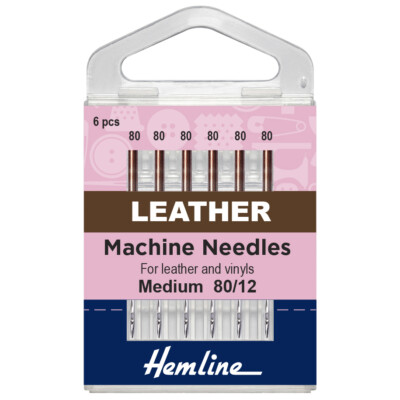 Chisel Point Sewing Hemline Medium Chisel Point Leather Sewing Machine Needles 80/12 | eBay ...
