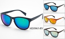 Sunglasses Keyhole Retro Classic Men Women Squared Glasses Flash Mirror UV 100