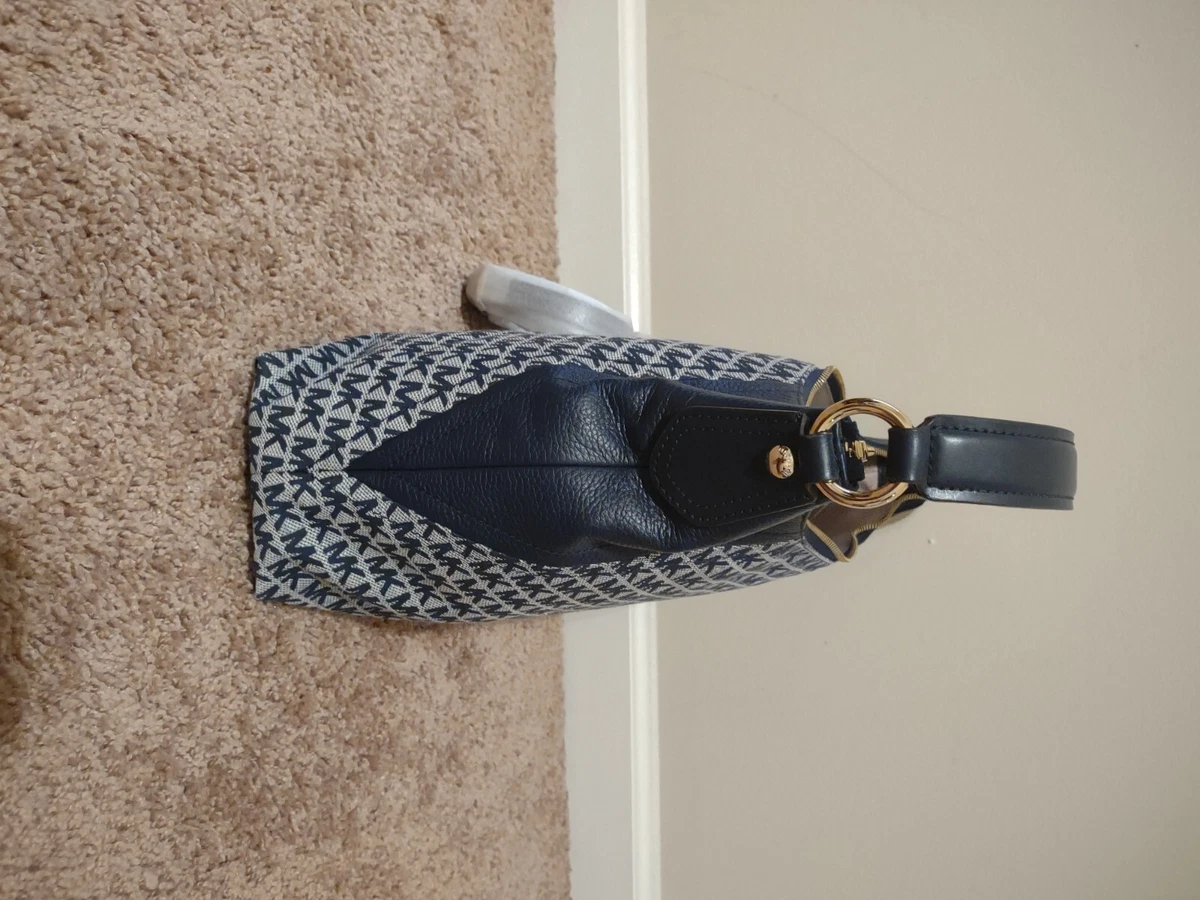 Aria jacquard signature shoulder cheap bag