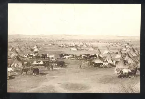 REAL PHOTO MULESHOE TEXAS BIRDSEYE VIEW POSTCARD COPY TX
