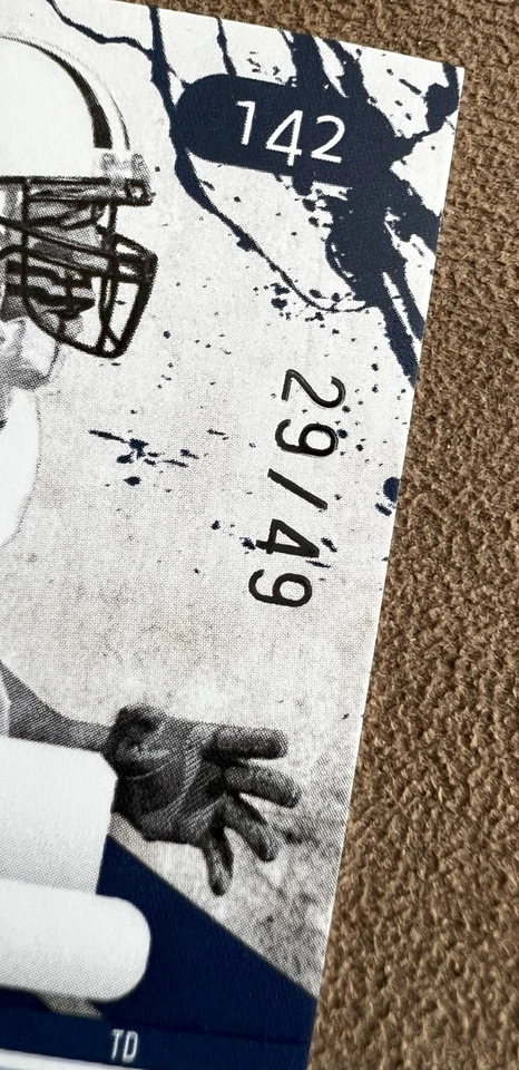 2010 Rookies & Stars Longevity Gold /49 Bo Scaife #142 Titans Numbered Parallel - Image 3 of 4