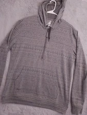 Johnnie O Hoodie Mens Medium Quarter Zip Aztec Performance Stretch Pullover Golf