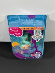 Fingerlings Baby Monkey Light Teal With Purple Hair Zoe Interactive Friend Toy