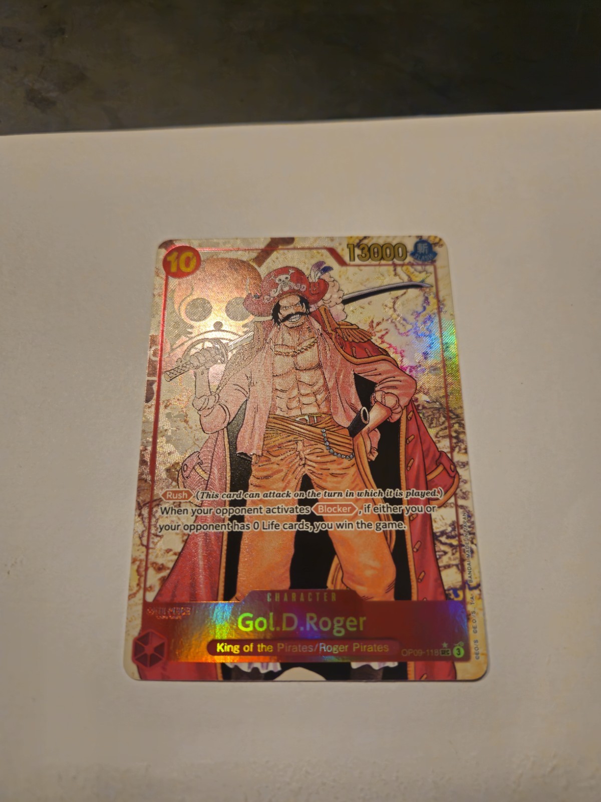 One Piece TCG - Gol.D.Roger OP09-118 SEC Alternate Art - English - NM