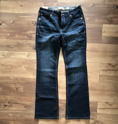 ARIAT Damen Jeans High Rise Bootcut blau Denim 31R Schrittlänge 34 in