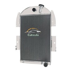 4 Row Aluminum Radiator For Chevrolet Master Deluxe Truck Pickup 1934 1935 1936