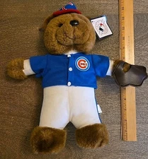 2003 “Good Stuff” Chicago Cubs Stuffed 12" Teddy Bear See All Pics And Descripti