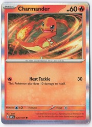 Charmander 026/197 Obsidian Flames Holo Promo