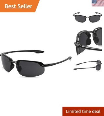 Unisex JULI Sport Sunglasses with TR90 Rimless Frame   Ultimate UV Protection