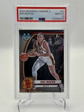 2024 Bowman Chrome U 1st Bowman KIKI IRIAFEN #47 PSA 10
