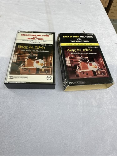 Back In Town Mel Torme - Mel-Tones Cassette Tape (Japan Pressung) Verve