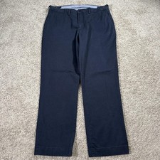 Polo Ralph Lauren Pants Mens 36x30 Blue Stretch Classic Fit Chino Straight Leg