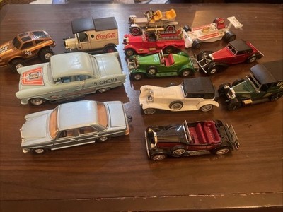 Vintage Diecast Car Lot Assorted Makes And Models 