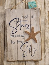 Coastal Wall Art, Sea Theme Decor, Elegant Beach Plaque, Multicolor