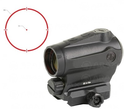 Sig Sauer ROMEO 5XDR GEN II Red Dot Reflex Optic 2 MOA / 65 MOA Circle SOR5X201