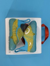 Nike Swoosh 1 TD Baby Shoes Size 3C Team Gold Baltic Blue FB3244-700 NIB