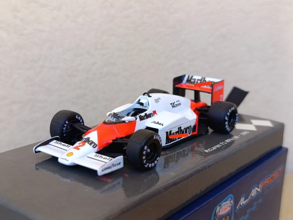 McLaren TAG Turbo MP4/2B 1985 Alain Prost Modellino Formula 1 1:43 Solido - Immagine 3 di 4