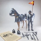 Marx Sir Stuart The Silver Noble Knight and The Armored Horse Valor BY Marx