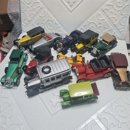 vintage cars matchbox corgi eligor inc 1912 rolls royce 40/50  diecast models #5