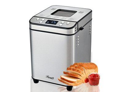 Rosewill 25-in-1 Automatic Bread Maker Machine with 3 Loaf Size up to 2LB, 700W