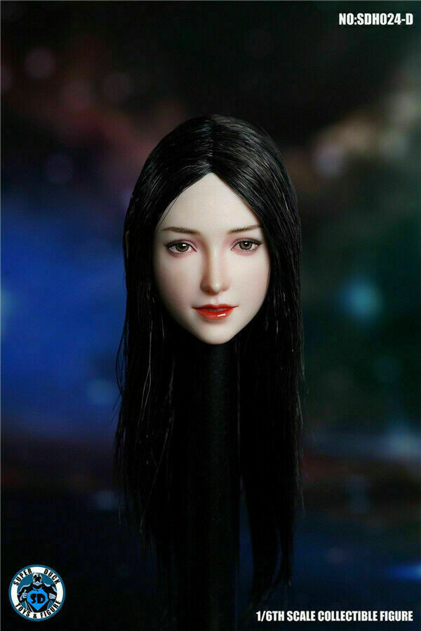 1/6 アジア人女性ヘッドC（Black Long Staight Hair） 1/6 アジア人女性ヘッドC（Black Long Staight Hair） Amazon