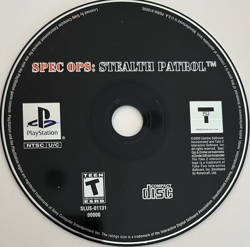 Spec Ops: Stealth Patrol (PlayStation 1, PS1) DISC ONLY | NO TRACKING | M77