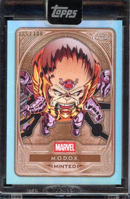 2025 Topps Marvel Mint Encased M.O.D.O.K. Bronze Minted /100 #26