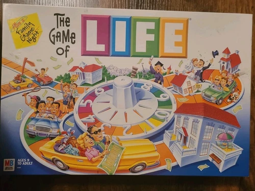 2002 Game of Life Board Game by Milton Bradley Complete Great Condition Vintage